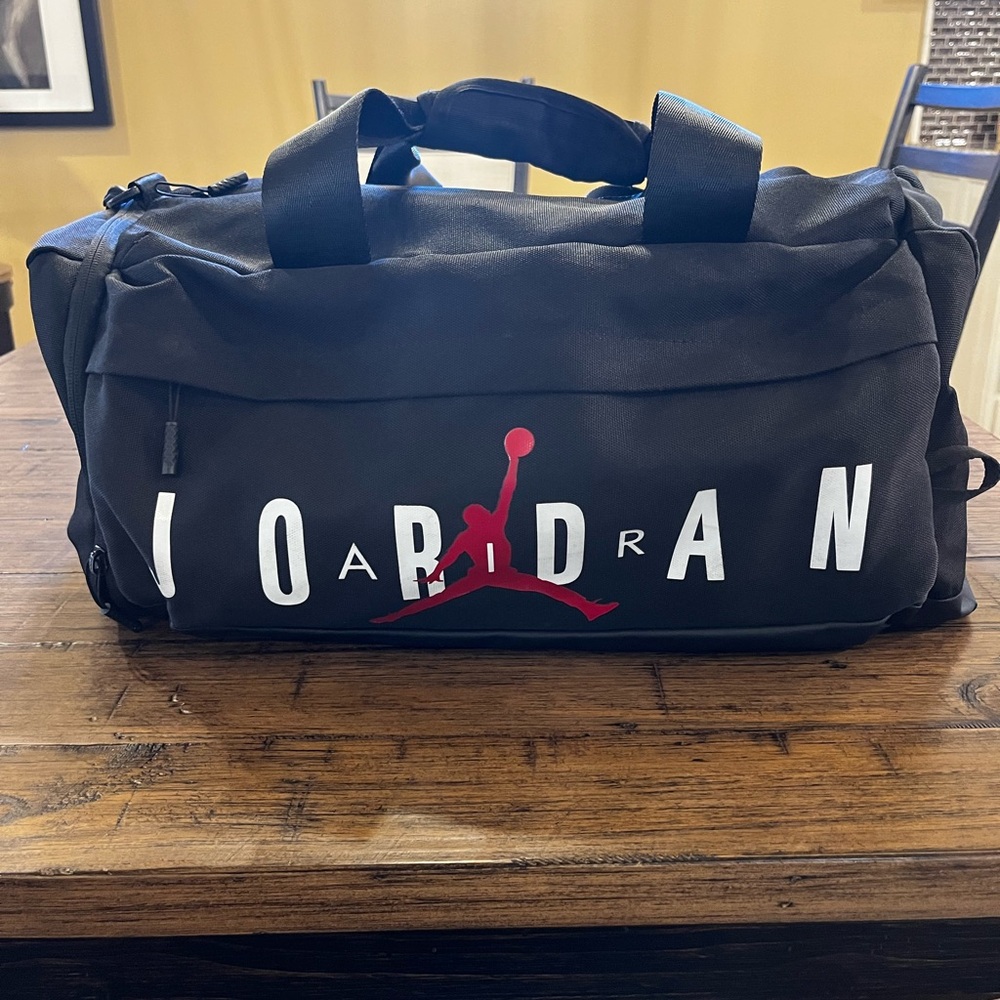 Nike Jordan Air Duffel Gym Bag (Black)